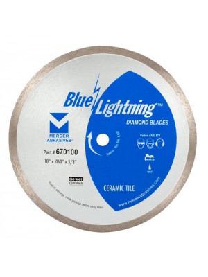Blue Lightning Ceramic Tile Blades