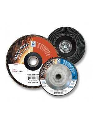 Type 27 High Density Aluminum Oxide Flap Discs - QTY 10