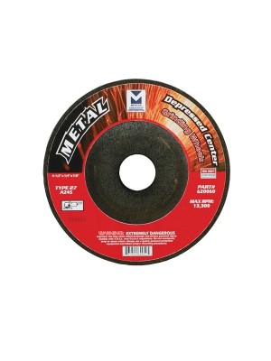 T27 Depressed Center Grinding Wheels - Single Grit (A24U)