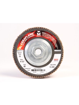 4-1/2" x 5/8"-11 Ceraflame Trimmable Flap Disc Type 29