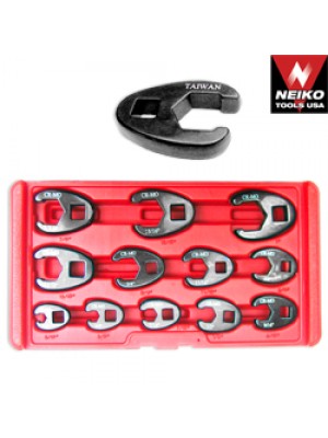 12pc Professional Crowfoot Wrench Set, SAE